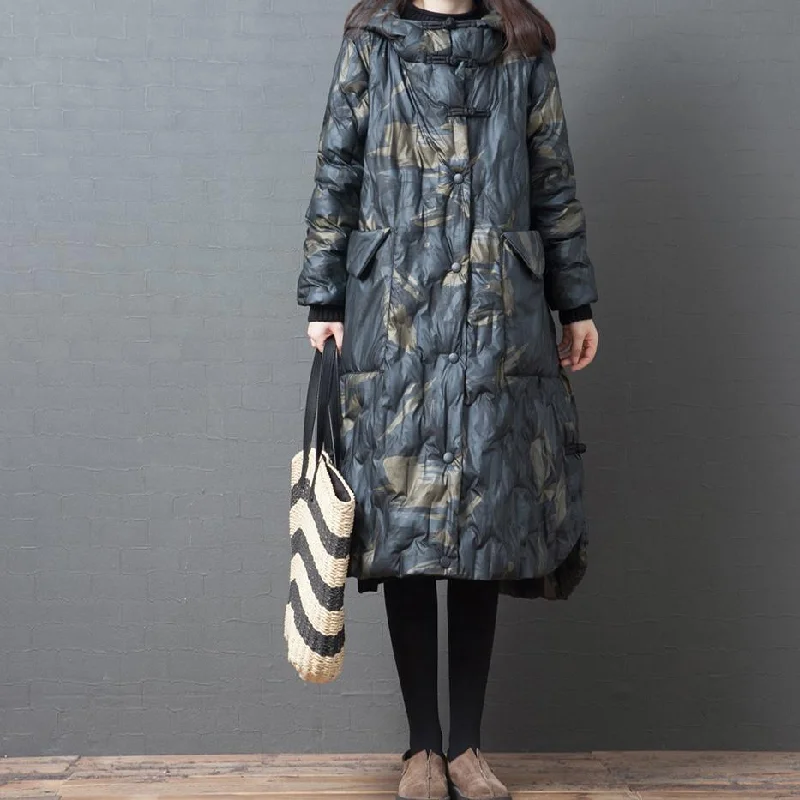 Fine floral womens parkas oversized Coats hooded zippered winter overcoat Faux Fur Collar Coat Fine floral womens parkas oversized Coats hooded zippered winter overcoat Faux Fur Collar Coat