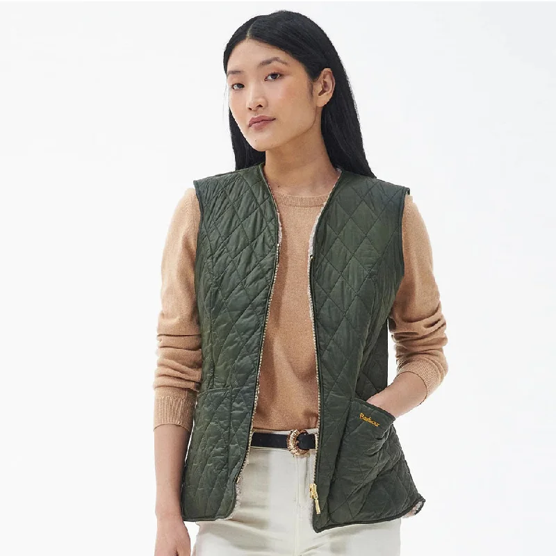 Barbour Markenfield Liner Olive/Natural Relaxed Utility Shacket