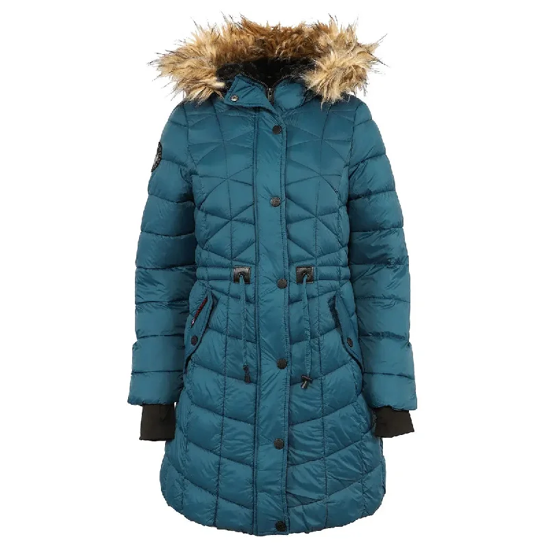 Canada Weather Gear Women's Glacier Shield Anorak Recycled Down Jacket