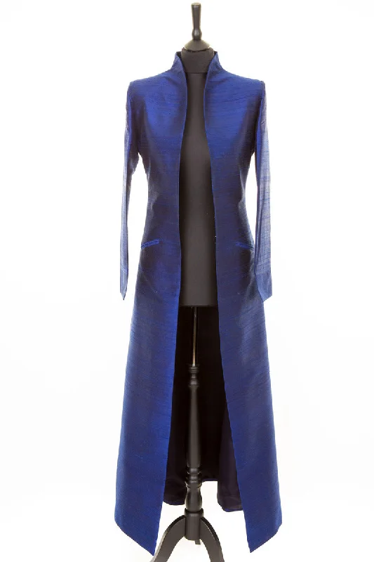 Devi Coat in Midnight Blue Ultra-Light Down Coat