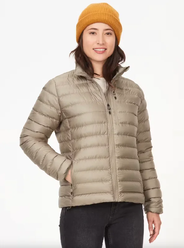 Women's Highlander Down Jacket - Vetiver Appliqued Jacket Beaded Jacket Sequined Jacket