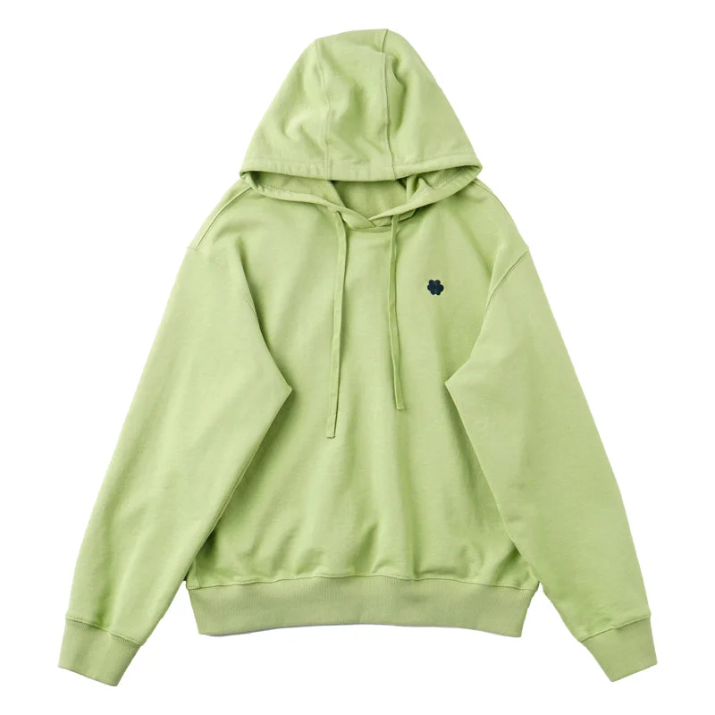 BULVBUTING ロゴスウェットプルパーカ BLBT052 Hoodie with Snap Buttons Easy Quick