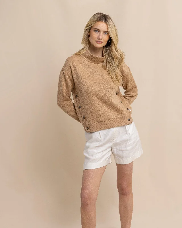 Cordelia Quilted Pullover Hoodie with Sequins Glamorous Eye-catching