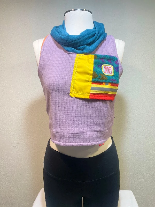 ORIGINAL Crusher Crop Pullover Size XXS ReMelly'd! Soft Velvet Vest
