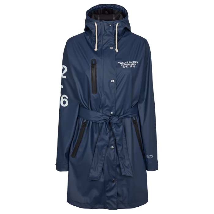 Twelve Sixteen RainX3 - 100% Recycled Navy - Woman Trendy Waterfall Vest