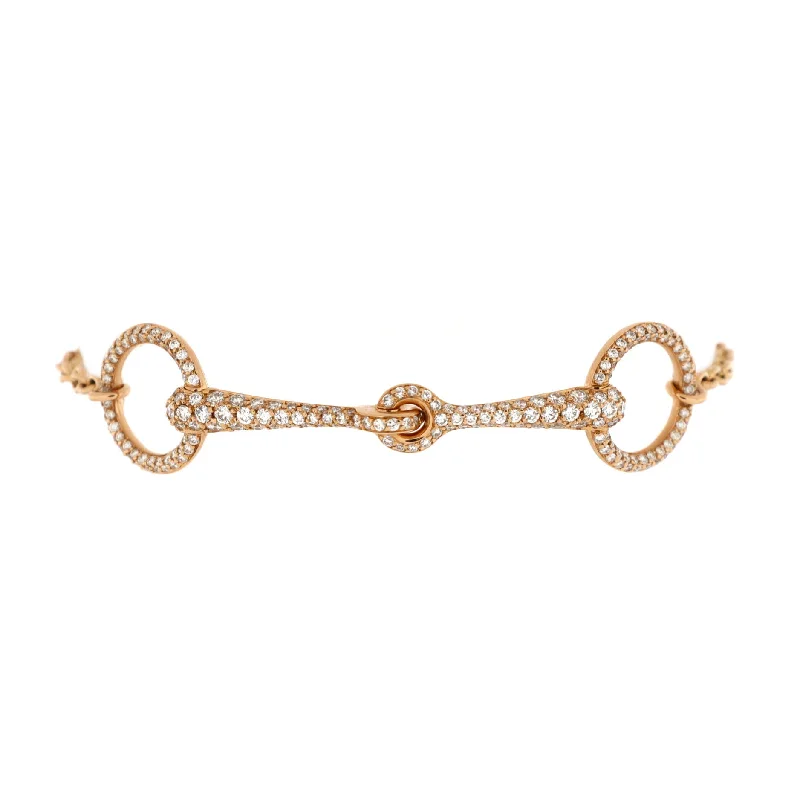 Exclusive Jewelry Markdowns – Limited-Time Offer Filet d'Or Bracelet 18K Rose Gold and Diamonds Very Small